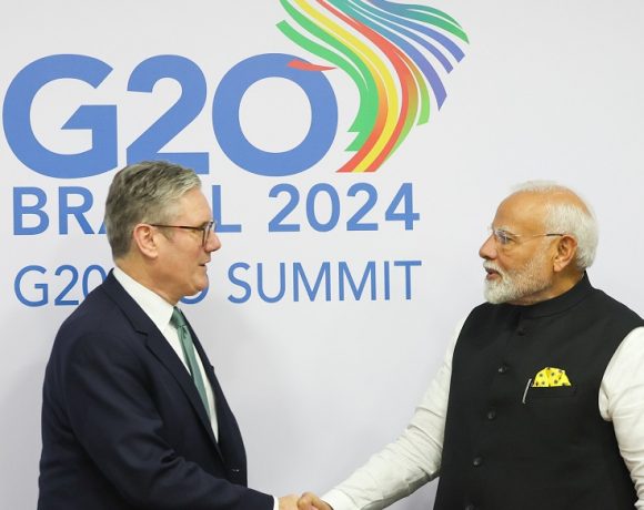 PM in a bilateral meeting with the Prime Minister of United Kingdom, Mr. Keir Starmer during G20 Summit at Rio de Janeiro, in Brazil. Image Credit: https://www.pmindia.gov.in/